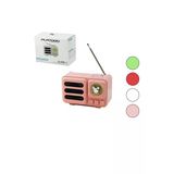 Wireless Hoparlör - Speaker - Radyo Işıklı Usb Şarjlı Renkli Kasa - Bronz Çerçeve Usb - Dc 5V - Tf Go53/1395