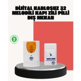 Wireless Kapı Zili Pratik Ve Zahmetsiz Günlük Kullanım FRTKGT25DYMUCZZZ32MELODİLİKAPIZİLİ-1