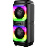 Wıreless Tws Rgb Renkli Bluetooth Hoparlör - Siyah
