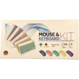 Wirkmarkt Kablosuz Klavye Mouse Set Tablet Laptop Okul Veya Oyuncu Için - Sarı