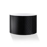 Wisafory Kendinden Yapışkanlı Araba Folyosu Siyah Karbon Fiber Çıkartma Araba Kapısı Kenar Koruması Dekoratif Çıkartma Su Geçirmez Koruyucu Folyo Karbon Folyo, Bilgisayar, Motosiklet, Mobilya için 5D