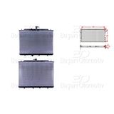Wisco 311340900 Su Radyatörü Brazıng Mt 450X688x16 Mm Nissan Xtraıl T31 2.0I. 2.5I 07 13