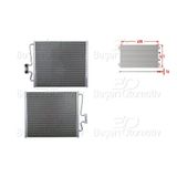 Wisco 314349600 Klima Radyatörü 498X421x16 Bmw 7 (E38) 725 Tds 1996 2001 Bmw 7 (E38) 730 I 1994 2001Bmw 7 (E38) 735 I 1996 1998