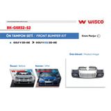 Wisco Bkg5r32s2 Tampon Seti Ön Krom Panjurlu Vw Golf 5 R32 04 08 1K0807221