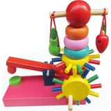 Wisdom Bebek Ahşap Eğitici Oyuncak Rainbow Amusement Park