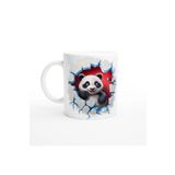 Wisdom Rain 3D Sevimli Panda Baskılı Kupa Bardak