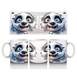 Wisdom Rain Çocuklara Sütü Sevdiren Meraklı Panda Kupa Bardak