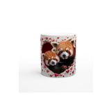 Wisdom Rain Kalpli Duvarın Ardından Bakan Kızıl Panda Temalı Baskılı Kupa Bardak