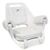 Wise 8WD007-3-710 Deluxe Pilot Sandalye Minderli ve Montaj Plakalı, Beyaz