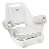 Wise 8WD007-3-710 Deluxe Pilot Sandalye Minderli ve Montaj Plakalı, Beyaz