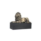 Wise Biblolar – Hayvanlar Alemi Kaide Üzerinde Uzanan Aslan (22x9x17 Cm)