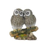 Wise Biblolar Serisi – İkili Baykuş Dekoratif Obje 12,5x10x13 CM