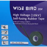 Wise Bird Kendinden Eriyen Bant (Kauçuk Yalıtım Bantı -10KV) - Siyah