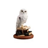 Wise Hayvanlar Alemi – Kitap Üstünde Kar Baykuşu Biblo (10,5×10,5×14,5 Cm)