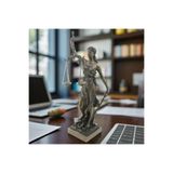 Wise Serisi – Adalet & Bereket – Adalet Heykeli Biblo – 12x11x33 Cm – Dekoratif Obje
