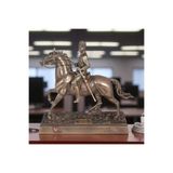 Wise Serisi – Atatürk Süvari Bronz Biblo | Poliresin Dekoratif Obje 28,5x9,5x26,5 CM