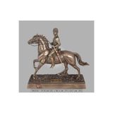 Wise Serisi – Atatürk Süvari Bronz Biblosu | Mitoloji & Tarih Temalı Dekoratif Obje, Poliresin 28,5x9,5x26,5 CM