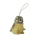 Wise Serisi – Baykuş Sallanan Biblo | Dekoratif Obje, Poliresin Hediyelik Mini Biblo 6x4 CM