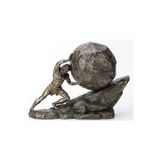 Wise Serisi – Mitoloji & Tarih Temalı Sisyphus Biblosu | Dekoratif Obje, Poliresin Hediyelik Biblo 28,5x12x20,5 CM