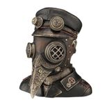 Wise Serisi Steampunk Veba Doktoru Biblo – Ofis ve Ev Dekorasyonu 14,5x14x15,5 CM – Dekoratif Obje