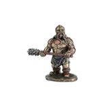 Wise Serisi – Viking Savaşçısı Heykeli – Bronz İskandinav Savaşçı Figürü – 16x15,5x8 Cm – Dekoratif Obje