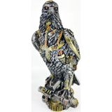 Wise Steampunk Kartal Biblo Heykel
