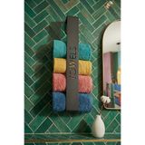wise tree Siyah Metal Banyo Havluluk Dekoratif Havlu Düzenleyici Güçlü Yapışkanlı Paslanmaz Pratik Askı