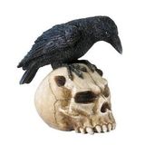 WISE Veronese İskelet Serisi-WISE KURUKAFA VE KARGA-11,5*13*7 CM.