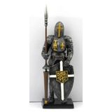 WISE Veronese Serisi-Wise Mitoloji & Tarih-MIZRAKLI KALKANLI ORTAÇAĞ SAVAŞÇI-13*4*3 CM.