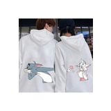Wish BF Beyaz1 Kapşonlu Sweatshirt Çift Sevgili Kombinleri Couple Clothing