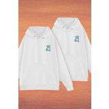 Wish BF Kapşonlu Sweatshirt Çift Sevgili Kombinleri Couple Clothing
