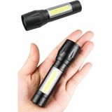 Wisipi El Feneri Uzun Menzilli USB Şarj Edilebilir Kamp Lambası - WS003Q-9VGCQ3 - Çok Renkli