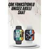Wisipi Plastik Kordonlu Kalp Atışı Uyku Takibi ve Çağrı Cevaplayabilen Akıllı Saat - WS003Q-9VPOG4 - Çok Renkli
