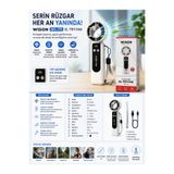 wison Şarjlı Mini Taşınabilir El Fanı- Sessiz USB Masaüstü Vantilatör