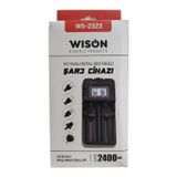 Wison Ws-2323 Pil Şarj Aleti 2Li Ekranlı 1200Mah 18650-26650-16340-14500-Aa-Aaa