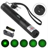 Wison WS-503 100MW 3.7V 3200 mAh Desen Başlıklı Şarjlı Yeşil Lazer Pointer (4604)