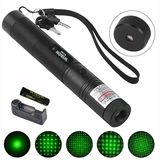 Wison Ws-503 100Mw 3.7V 3200 Mah Desen Başlıklı Şarjlı Yeşil Lazer Pointer (5250)