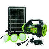 Wıson WS-5683 Şarjlı 30W Solar Şarjlı Ev Aydınlatma Seti Radyo ve Fan Powebank