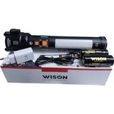 Wison WS-7510 Profesyonel Acil Durum El Feneri | 40W – 4000 Lümen – 10.000 Mah – Cam Kırıcılı, Kemer Kesmeli & Çakmak Özellikli - Siyah - 40 W