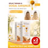 Wiss + Papatya Sprey 2'li Eko Set - Saç Rengi Açıcı - Doğal Sarışınlık 2x150ml