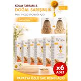 Wiss + Papatya Sprey 6'lı Eko Set - Saç Rengi Açıcı - Doğal Sarışınlık 6x150ml