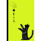 Witchy cat Neon Wasabi notebook, Witchy A5 Notebook, Retro |Journals for Spiritual Writing, Manifestations: Lined Paper for Daily Journaling, Witchy ... shadow work, Gifts for women | 160 pages