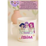 Witchy Co İsme Özel, Kpop Demon Hunters, Huntrix, Hediyelik Kupa Bardak, Huntrix Sticker