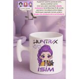Witchy Co İsme Özel, Rumi Kpop Demon Hunters, Huntrix, Hediyelik Kupa Bardak, 3 Adet Sticker