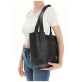 WITH-W Kadın Shopper Model Deri Omuz Çantası Bowi Tnc1007