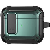 Wiwu Apple Airpods 3.nesil Kılıf Wiwu Mecha Dönebilen Standlı Kılıf - Siyah - Yeşil