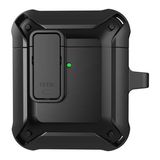 Wiwu Apple Airpods Kılıf Wiwu Mecha Dönebilen Standlı Kılıf - Siyah