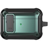 Wiwu Apple Airpods Pro Kılıf Wiwu Mecha Dönebilen Standlı Kılıf - Siyah - Yeşil