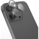 Wiwu Apple iPhone 14 Pro Max Lens Guard Metal Kamera Lens Koruyucu - iPhone 14 Pro Max - Siyah