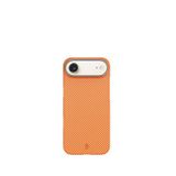 Wiwu DCC-208 iPhone 17 Air Magsafe Uyumlu Aramid Fiber Karbon Turuncu Telefon Kılıfı